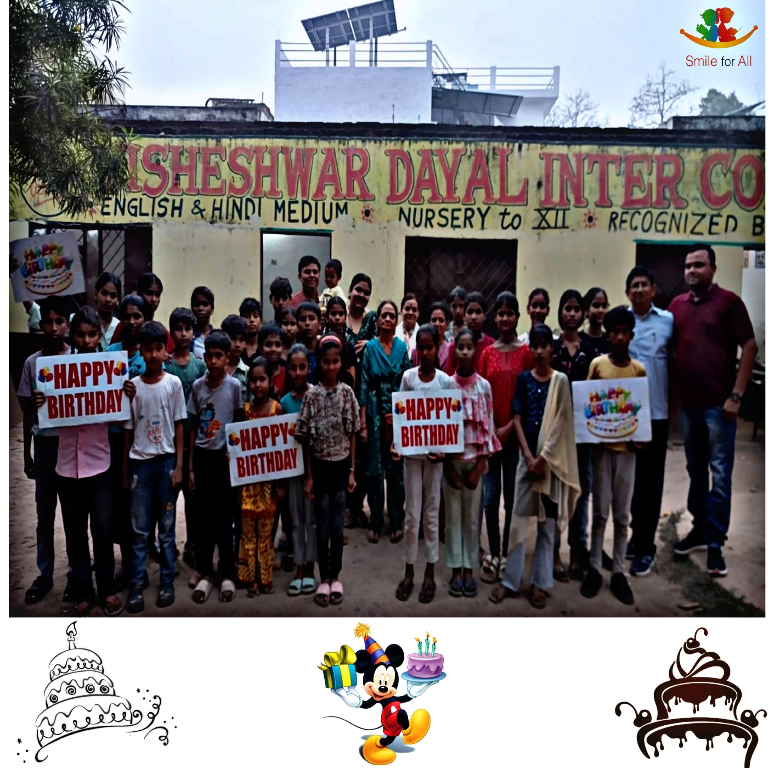 A Heartwarming Celebration: Mrs. Shipra Dixit's Birthday with SFA Lucknow Learning Centre Kids